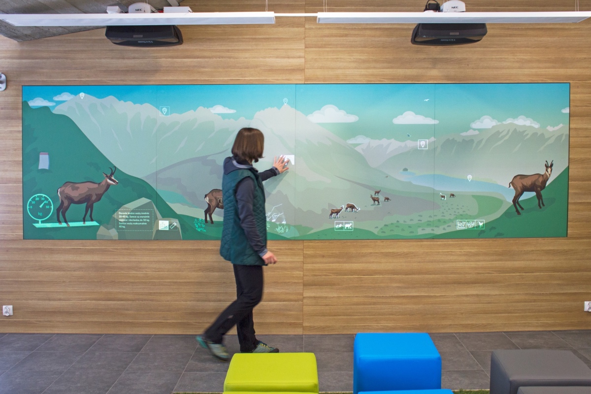 Centrum Edukacji Przyrodniczej TPN sala odkryć