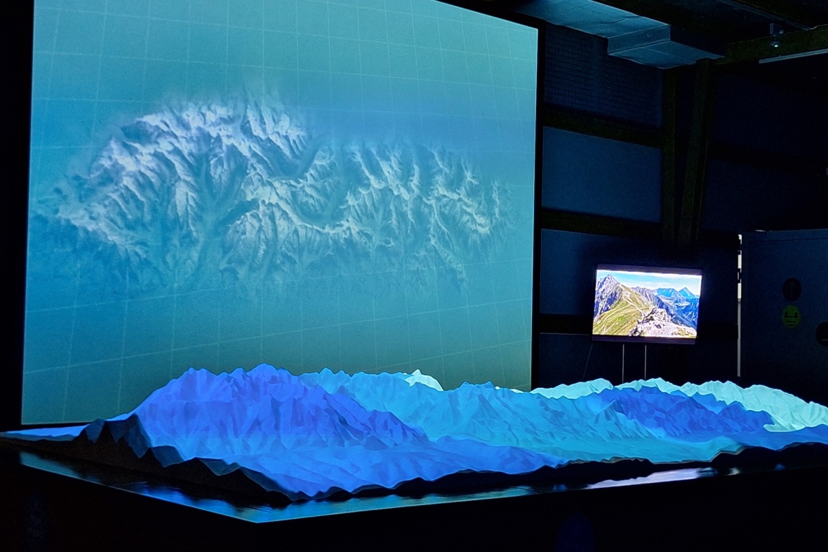 Centrum Edukacji Przyrodniczej TPN makieta Tatr